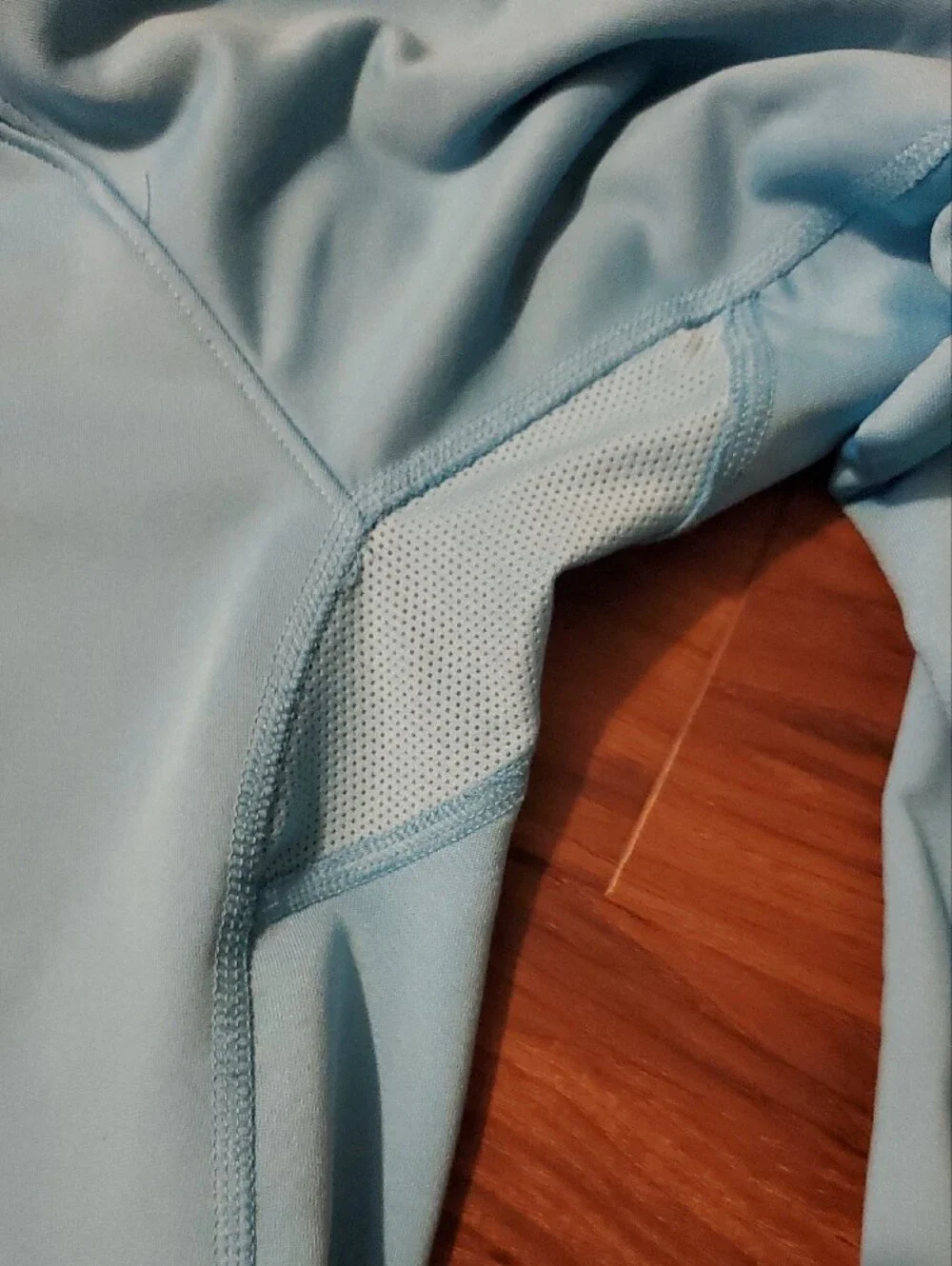 Nike Dri-Fit Sky Blue Quarter-Zip Hooded Pullover